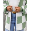 ZESICA Womens Oversized Cardigan Sweaters 2026 Fall Trendy Outfits(Bean Green)