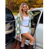 ZESICA Womens Oversized Cardigan Sweaters 2026 Fall Trendy Outfits(Bean Green)