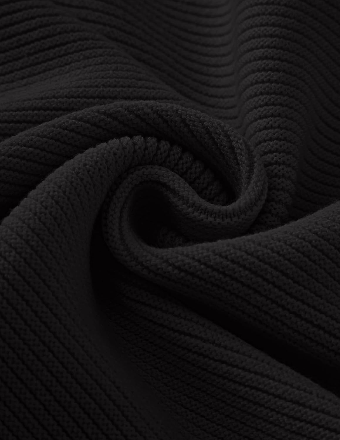 image:imageZESICA Fall Sweaters for Women Long Sleeve Knit Sweater TopsBlack