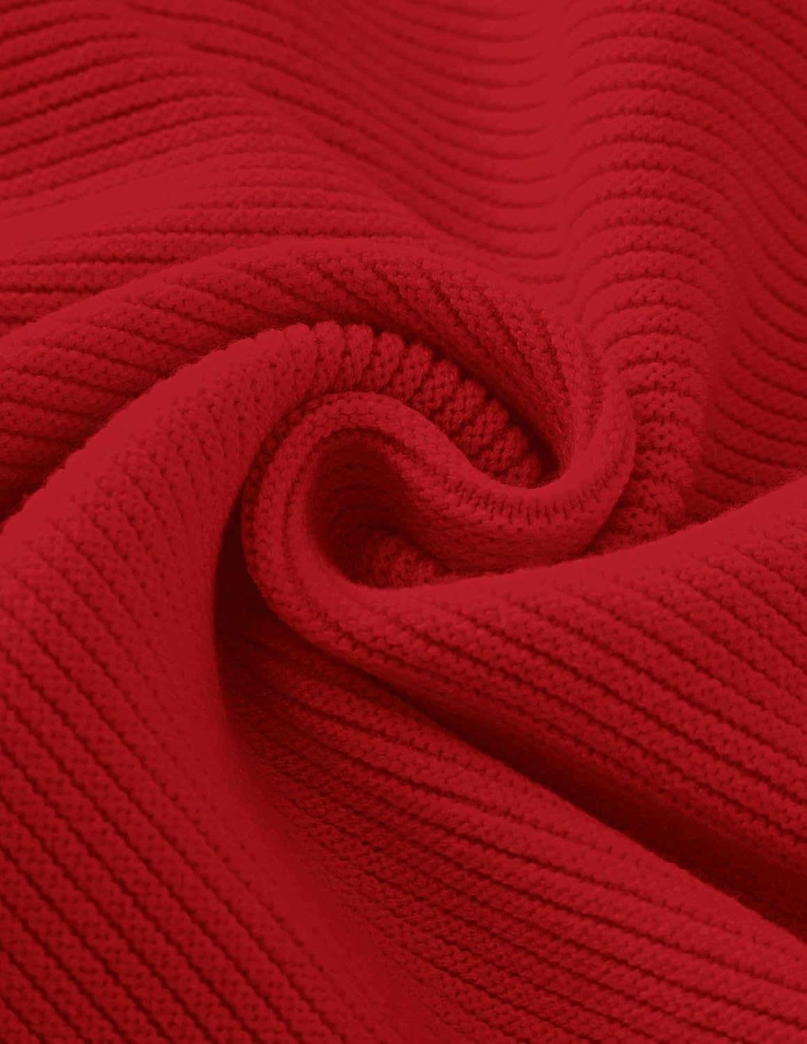 image:imageZESICA Fall Sweaters for Women Long Sleeve Knit Sweater TopsRed