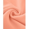 ZESICA Fall Sweaters for Women Long Sleeve Knit Sweater Tops(Peach)