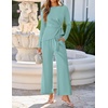 ZESICA Women’s Fall 2 Piece Dressy Pant Sets Work Office Outfits(Sage)