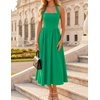 ZESICA Women’s Summer Sleeveless Halter Wedding Guest Maxi Dress(Green)