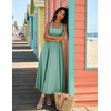 ZESICA Women’s Summer Sleeveless Halter Wedding Guest Maxi Dress(Sage)