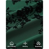 ZESICA Women’s Floral Off Shoulder Fall Long Sleeve Y2K Going Out Work Tops(Dark Green)