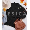 ZESICA Womens Fall Fashion Turtleneck Long Sleeve Knit Oversized Sweaters(Black)